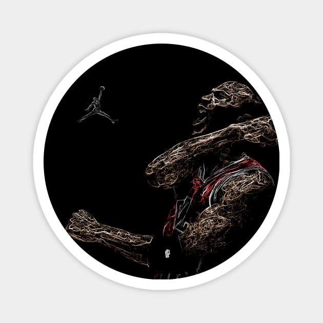 Michael Jordan Magnet by Up_Design